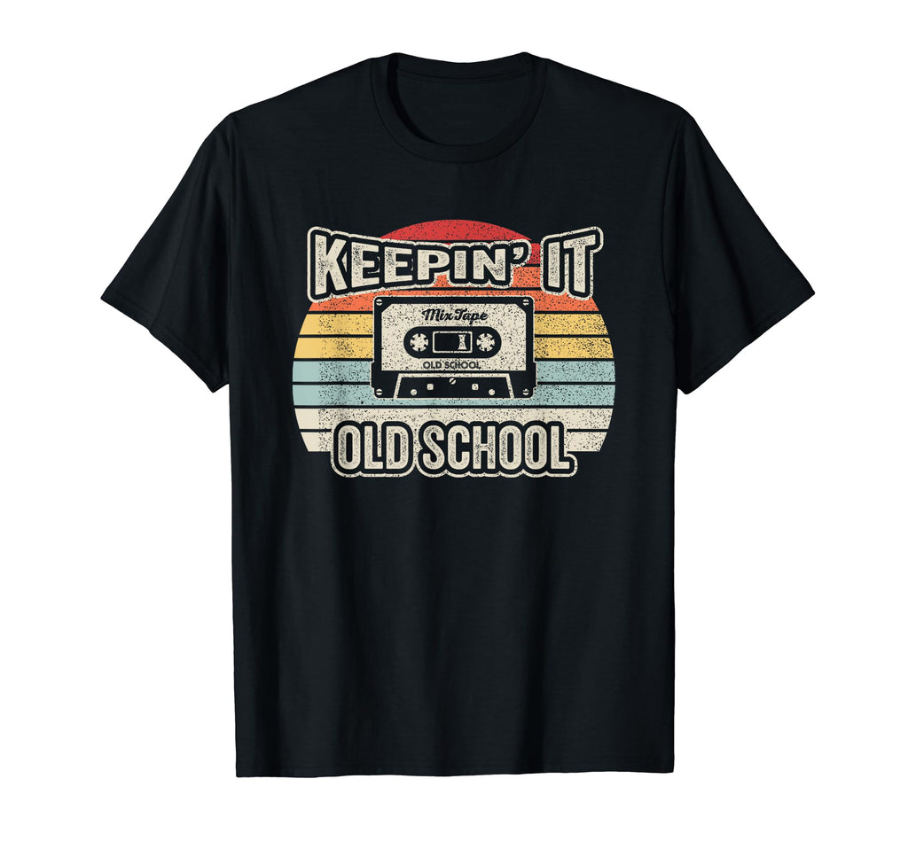 Cassette Music Old School Hip Hop 80S 90S T-Shirt - Trendy Graphic Unisex - T-Shirt, Sweatshirt, Hoodie