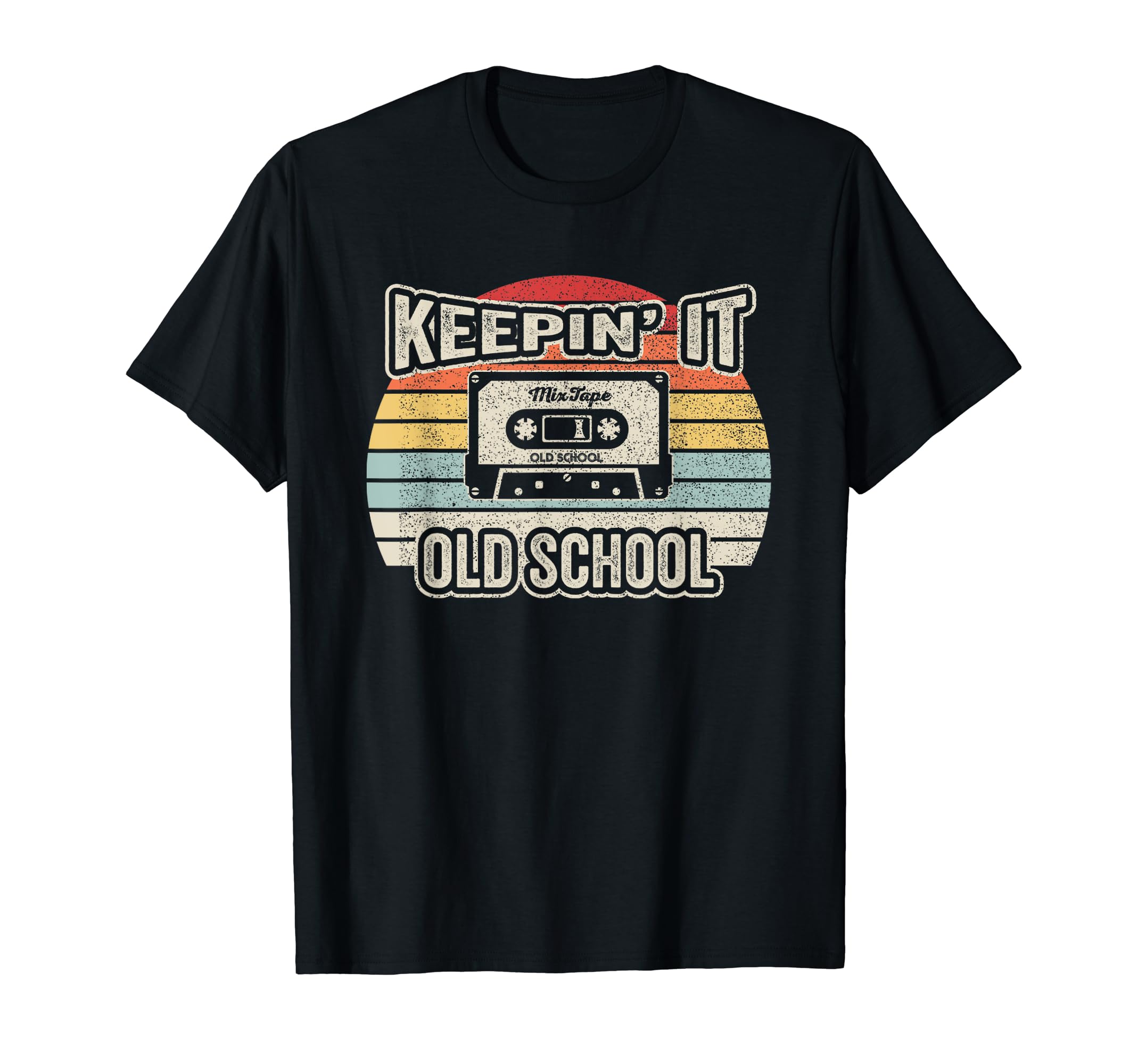 Cassette Music Old School Hip Hop 80S 90S T-Shirt - Trendy Graphic Unisex - T-Shirt, Sweatshirt, Hoodie