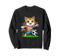 Soccer Cutie Soccer Cat Kitty Sweatshirt - Trendy Graphic Men Women - T-Shirt, Sweatshirt, Hoodie