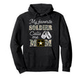 My Favorite Soldier Calls Me Mom Army Hoodie - Minimalist Print Men Women - T-Shirt, Sweatshirt, Hoodie