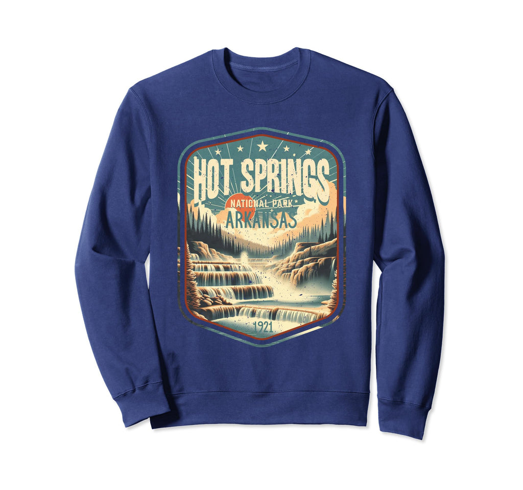 Hot Springs National Park Hexagonal Sweatshirt - Streetwear Style Men Women - T-Shirt, Sweatshirt, Hoodie