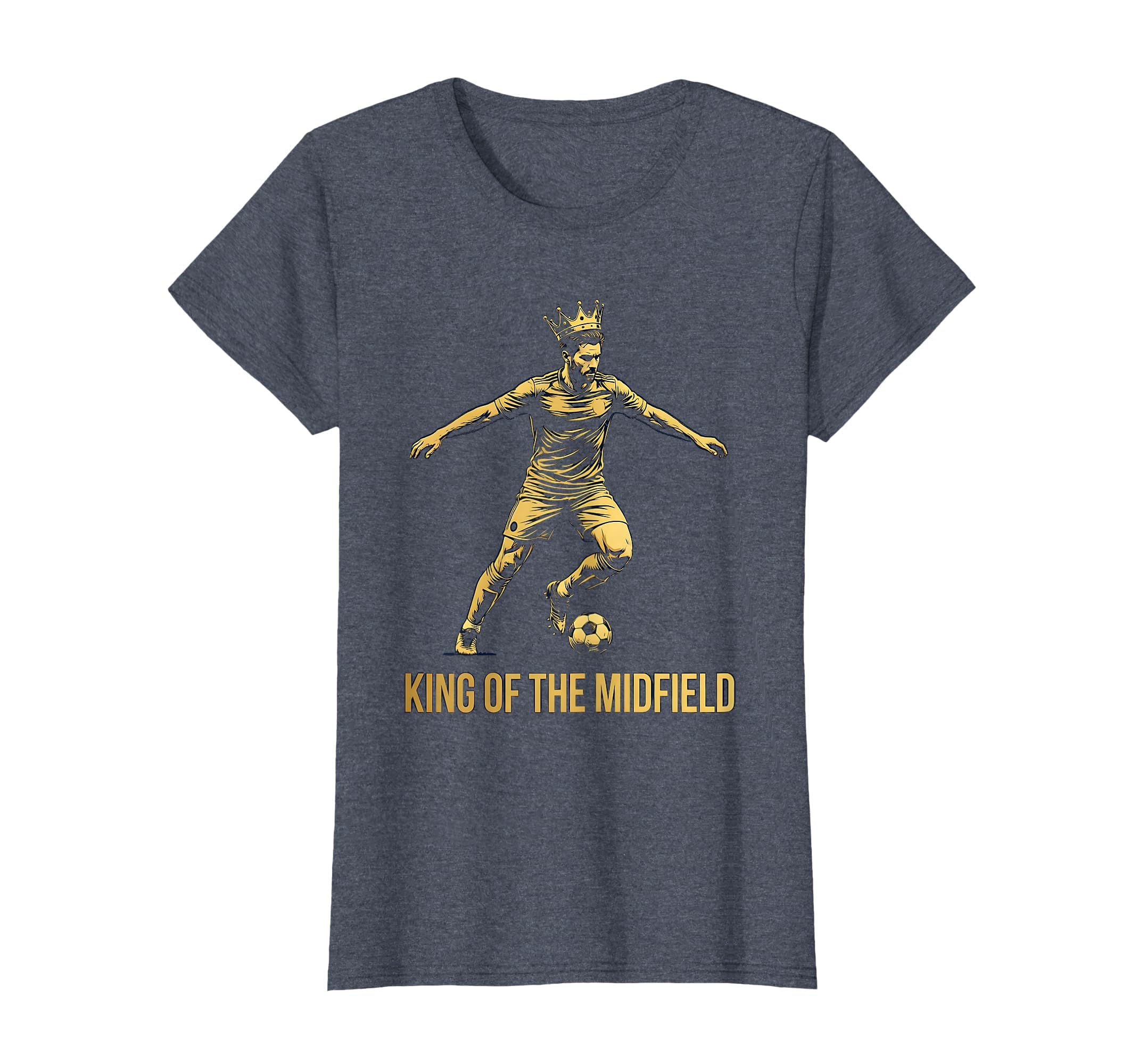King Midfield Soccer T-Shirt - Aesthetic Graphic Unisex - T-Shirt, Sweatshirt, Hoodie