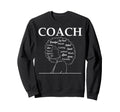 Coach Black Coach Gifts Black Sweatshirt - Trendy Graphic for Adults - T-Shirt, Sweatshirt, Hoodie