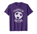 Franklin Soccer Distressed 90S T-Shirt - Aesthetic Graphic for Adults - T-Shirt, Sweatshirt, Hoodie