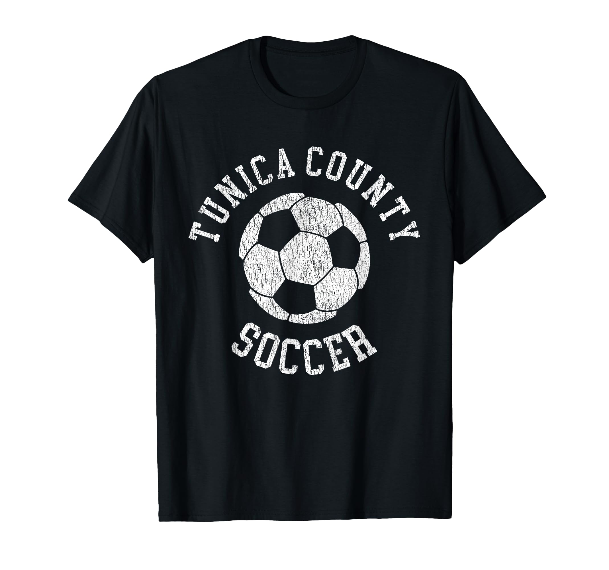 Tunica County Soccer Distressed 90S T-Shirt - Novelty Apparel Men Women - T-Shirt, Sweatshirt, Hoodie