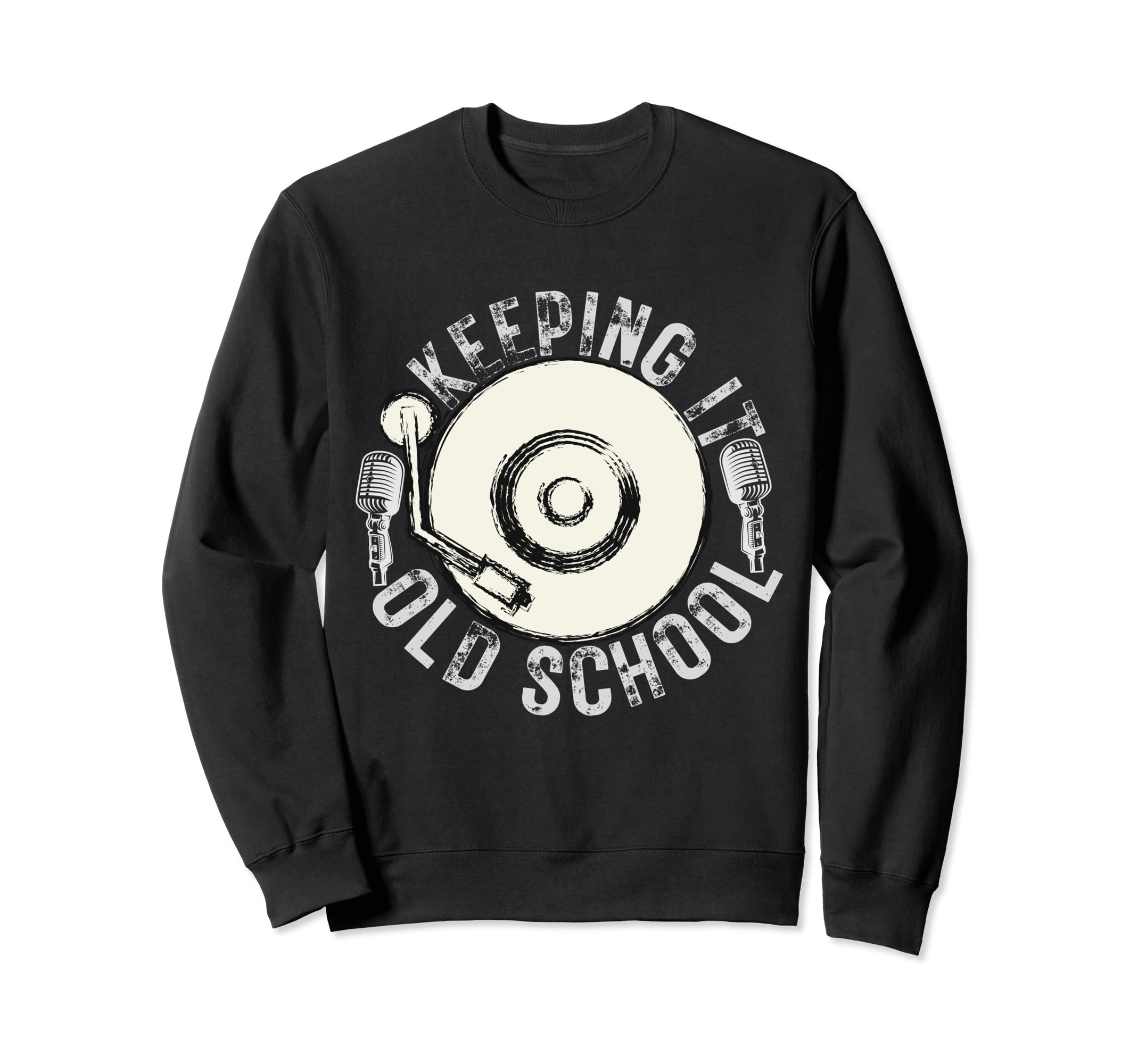 Keeping It Old School Hip Hop 80S Sweatshirt - Custom Art Print for Adults - T-Shirt, Sweatshirt, Hoodie
