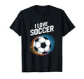 I Love Soccer Vibrant Football Passion T-Shirt - Trendy Graphic Unisex - T-Shirt, Sweatshirt, Hoodie