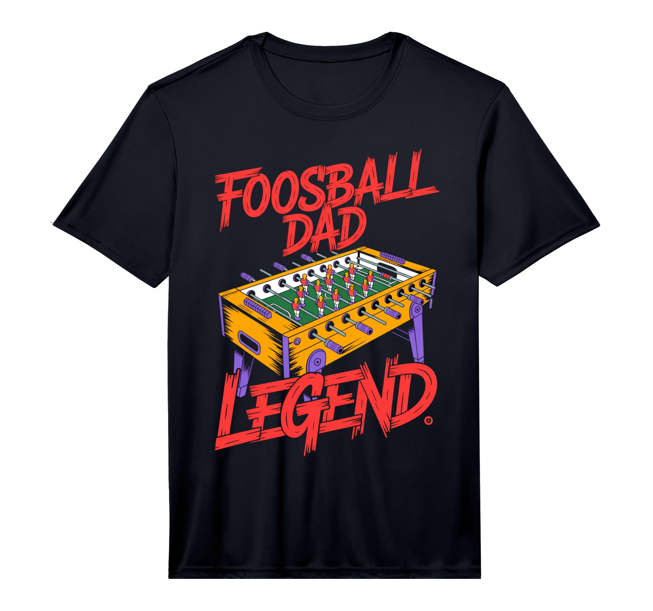Mens Foosball Dad Legend Table Sport T-Shirt - Minimalist Print Unisex - T-Shirt, Sweatshirt, Hoodie