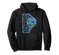 Soccer Ball Hitting Goal Net Action Hoodie - Fun Novelty Design Men Women - T-Shirt, Sweatshirt, Hoodie