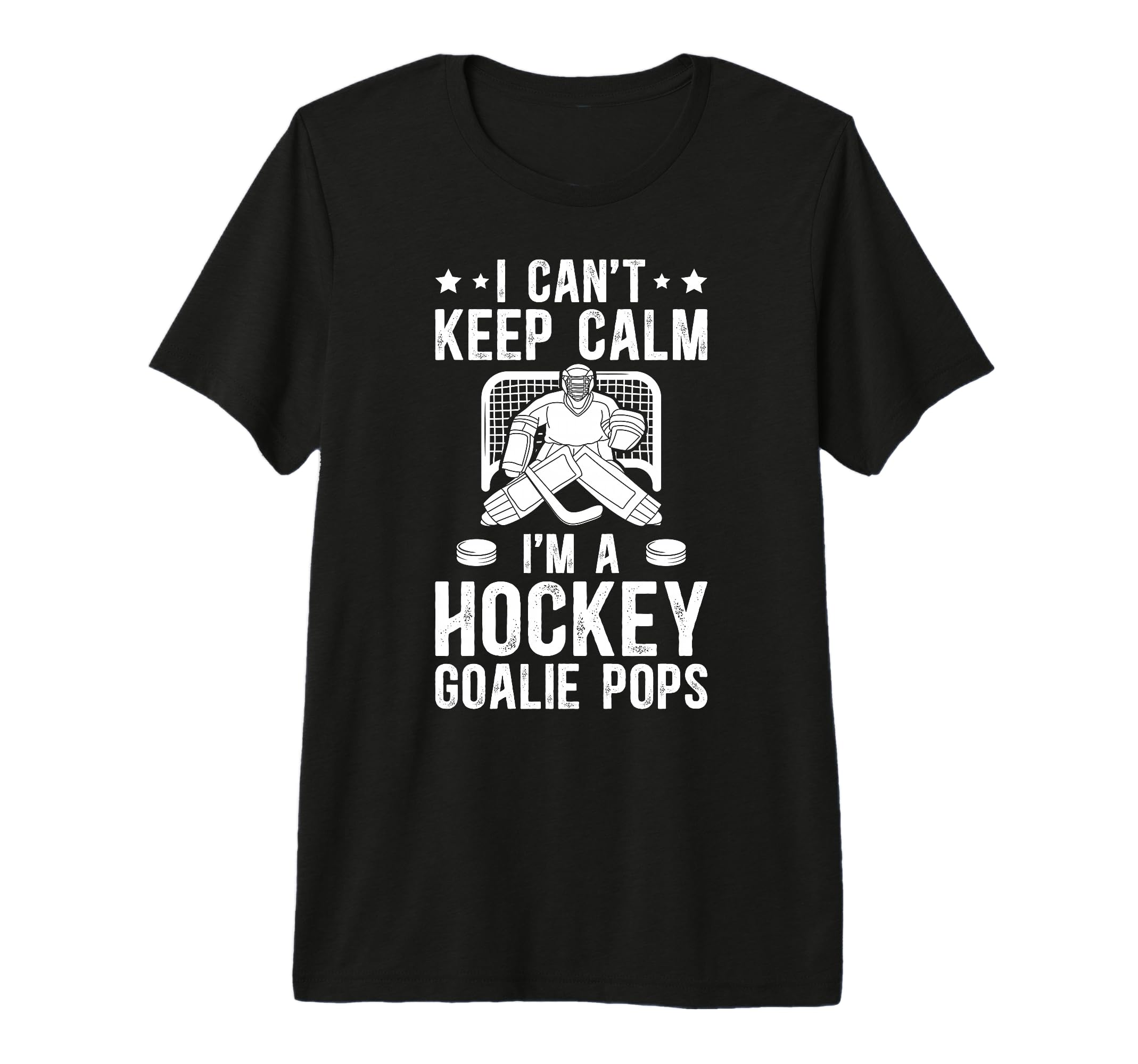 Mens Im Hockey Goalie Pops Ice Hockey T-Shirt - Minimalist Print Men Women - T-Shirt, Sweatshirt, Hoodie