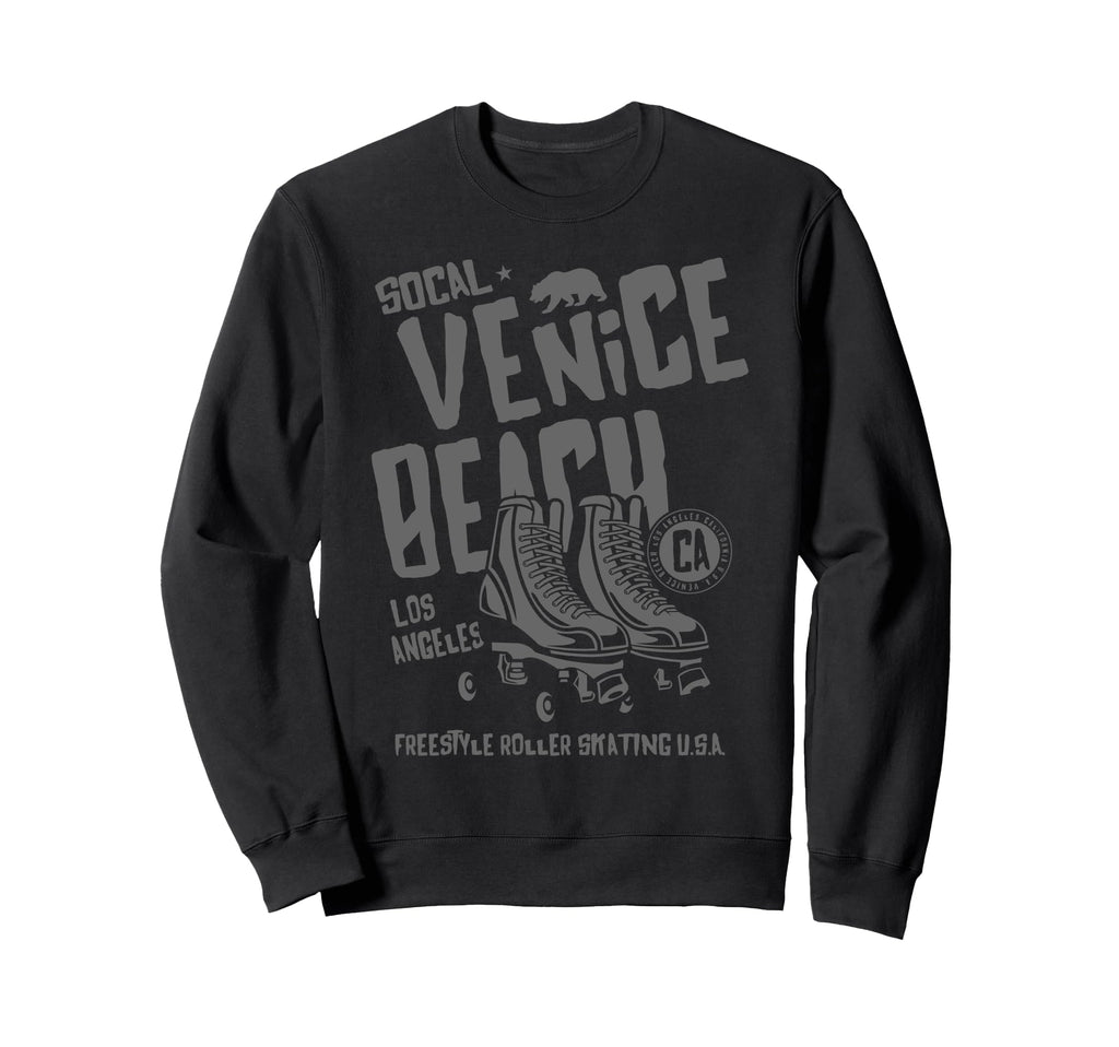 Venice Beach California Roller Skate Sweatshirt - Streetwear Style Unisex - T-Shirt, Sweatshirt, Hoodie