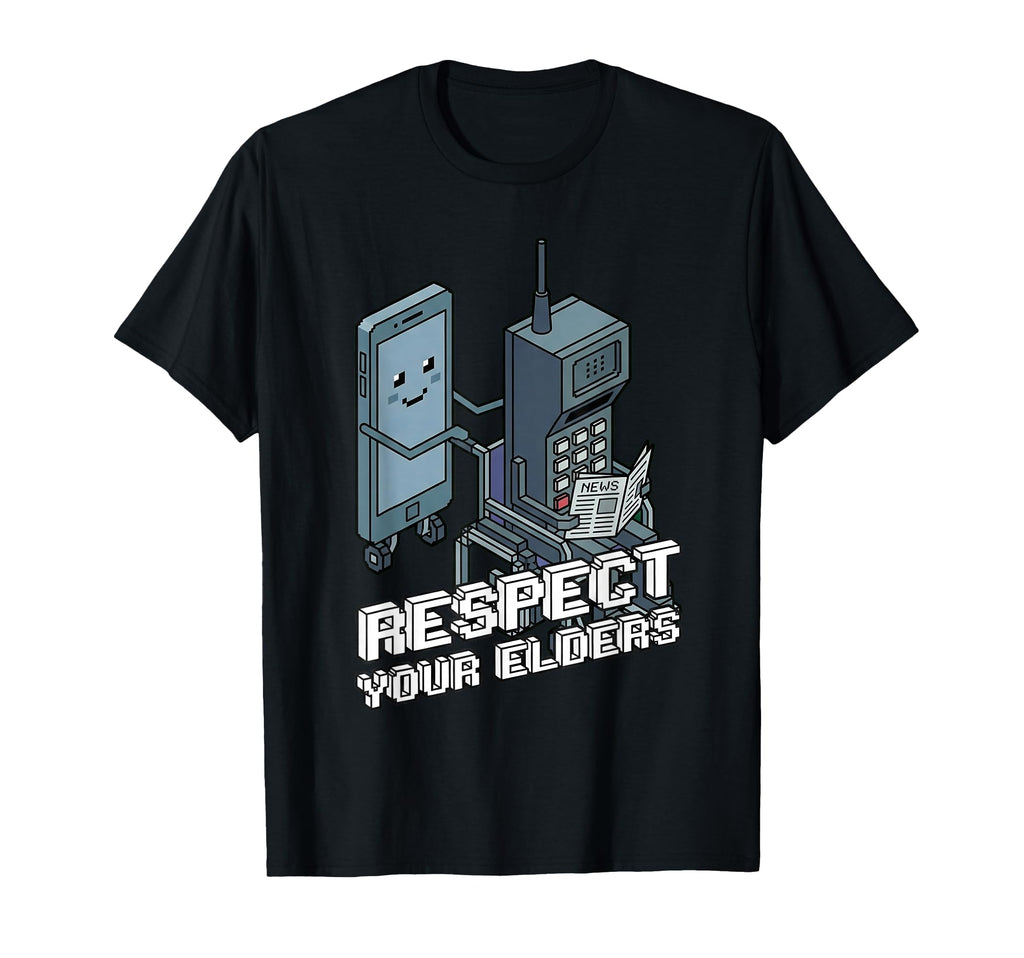 Respect Your Elders 80S Gaming T-Shirt - Novelty Apparel Men Women - T-Shirt, Sweatshirt, Hoodie