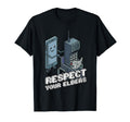 Respect Your Elders 80S Gaming T-Shirt - Novelty Apparel Men Women - T-Shirt, Sweatshirt, Hoodie