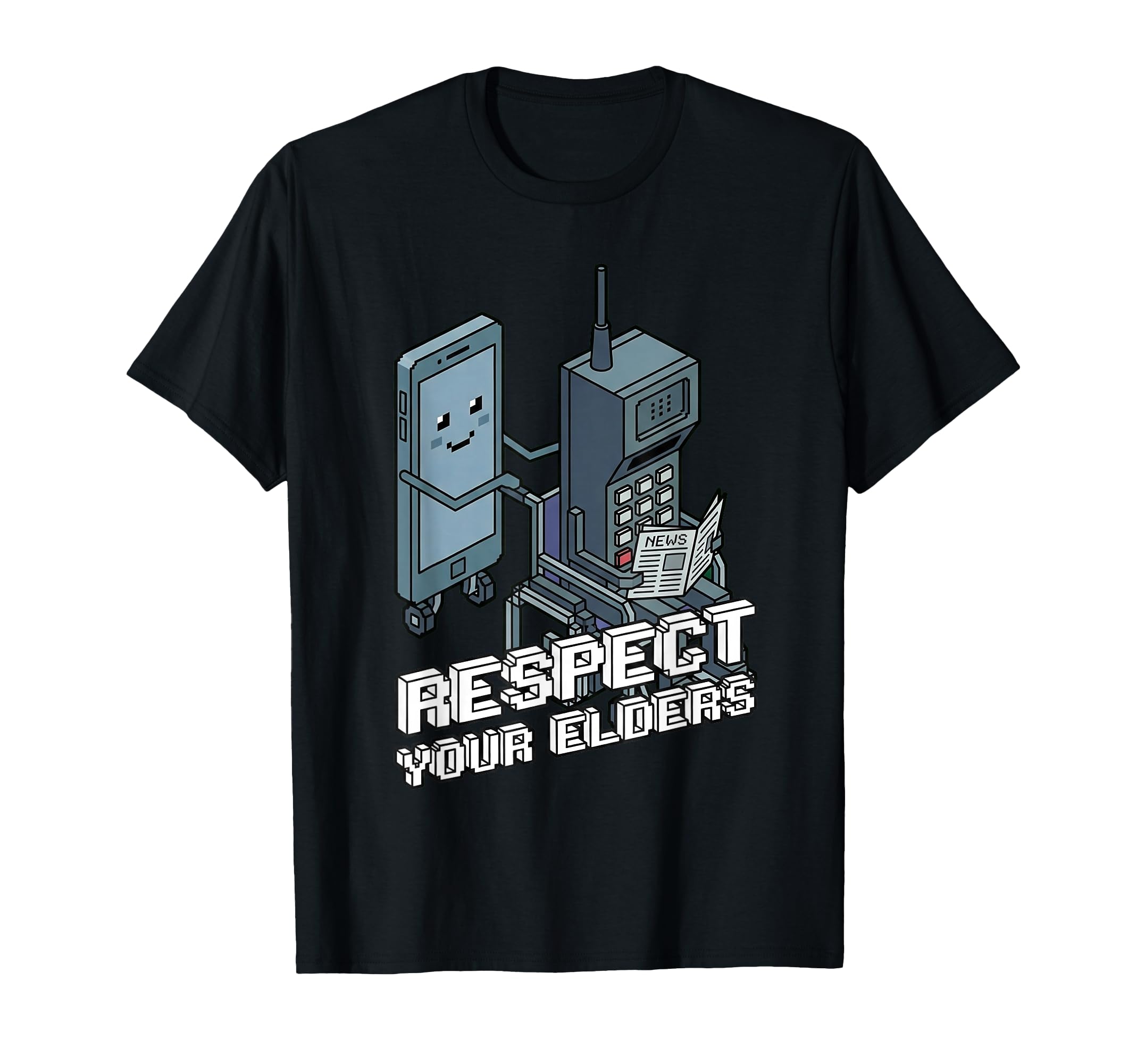 Respect Your Elders 80S Gaming T-Shirt - Novelty Apparel Men Women - T-Shirt, Sweatshirt, Hoodie