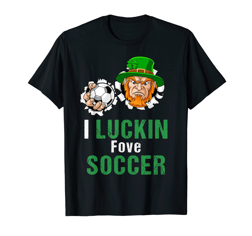Leprechaun Soccer Player Goalie Irish T-Shirt - Aesthetic Graphic Unisex - T-Shirt, Sweatshirt, Hoodie