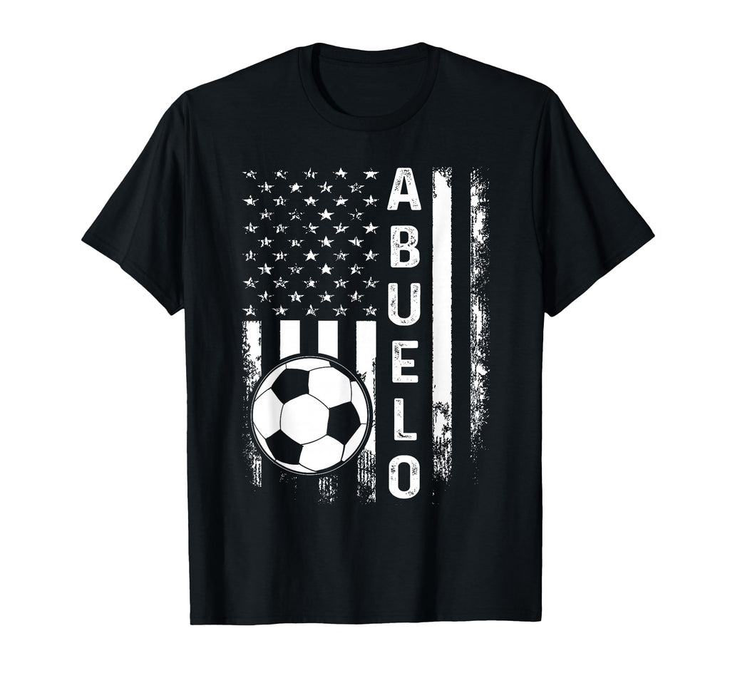 Soccer Abuelo American Flag T-Shirt - Unique Graphic for Adults - T-Shirt, Sweatshirt, Hoodie