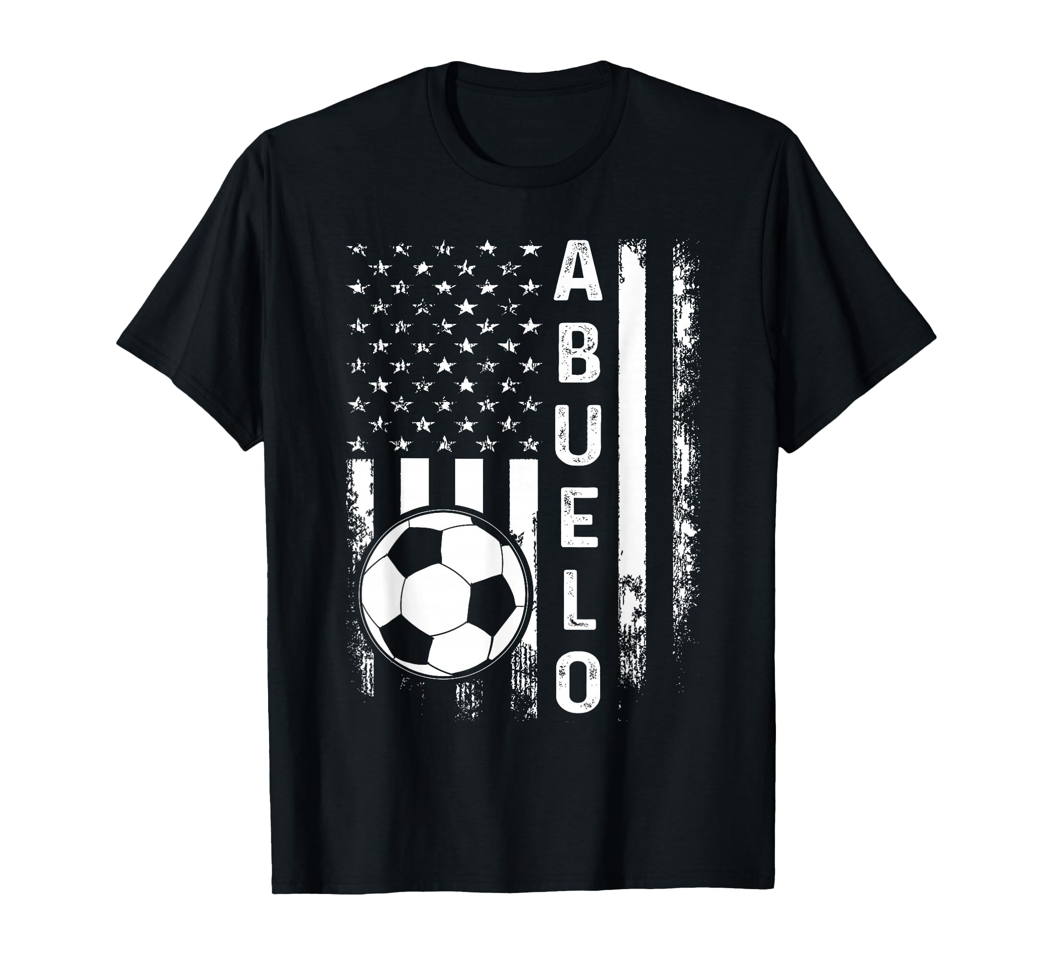 Soccer Abuelo American Flag T-Shirt - Casual Everyday Wear for Adults - T-Shirt, Sweatshirt, Hoodie