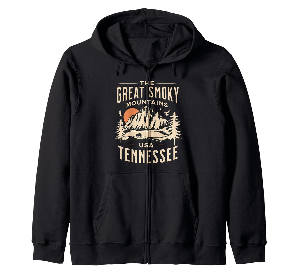Great Smoky Mountains National Park Hoodie - Fun Novelty Design Unisex - T-Shirt, Sweatshirt, Hoodie
