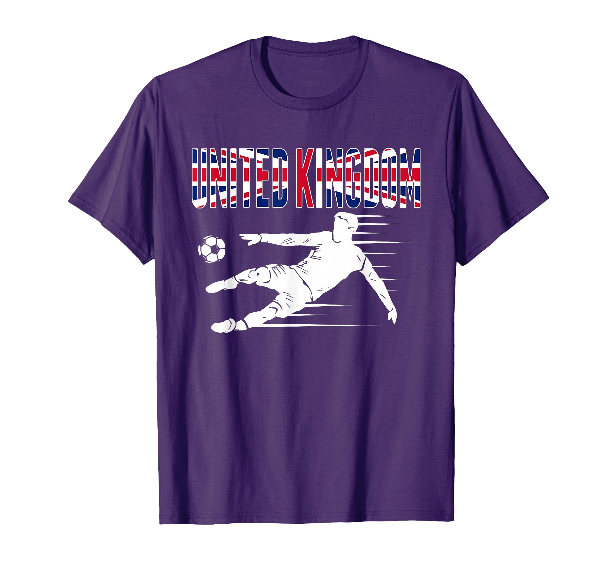 United Kingdom Soccer Fans Jersey British T-Shirt - Graphic Print Unisex - T-Shirt, Sweatshirt, Hoodie
