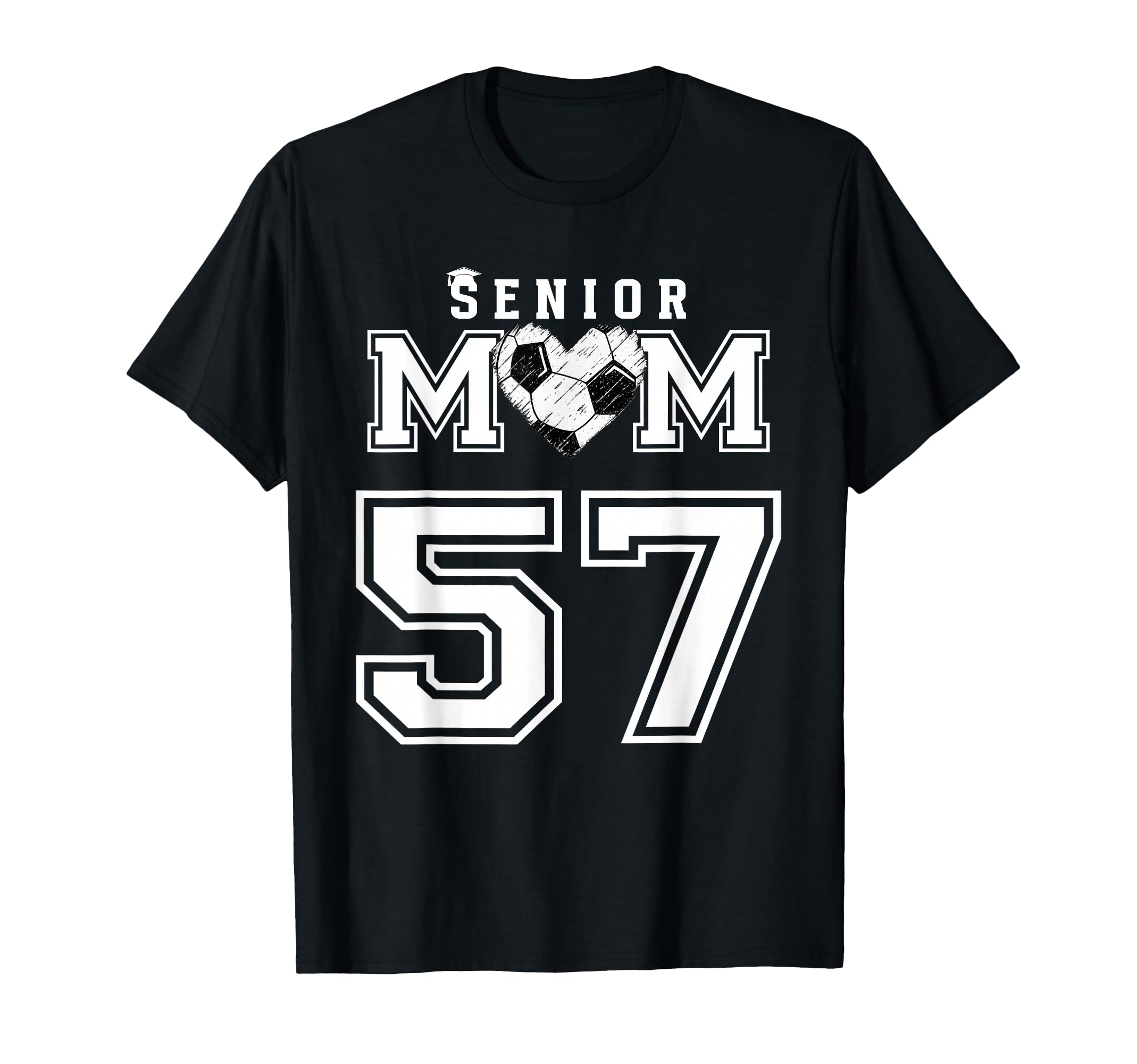 Proud Senior Soccer Mom Custom T-Shirt - Fun Novelty Design for Adults - T-Shirt, Sweatshirt, Hoodie