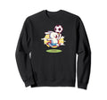 Bunny Playing Soccer Soccer Sweatshirt - Aesthetic Graphic for Adults - T-Shirt, Sweatshirt, Hoodie