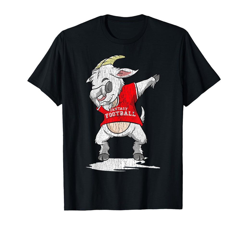 Fantasy Football Goat Dabbing T-Shirt - Streetwear Style for Adults - T-Shirt, Sweatshirt, Hoodie
