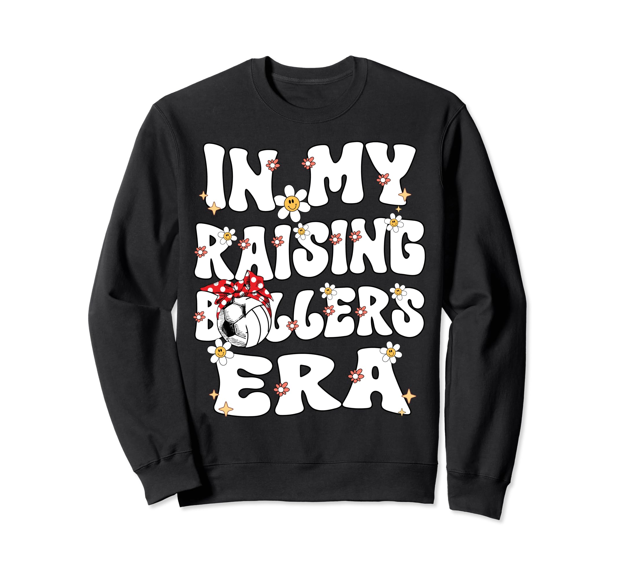 My Raising Ballers Era Groovy Sweatshirt - Minimalist Print Men Women - T-Shirt, Sweatshirt, Hoodie