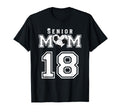 Proud Senior Soccer Mom Custom Jersey T-Shirt - Minimalist Print Unisex - T-Shirt, Sweatshirt, Hoodie
