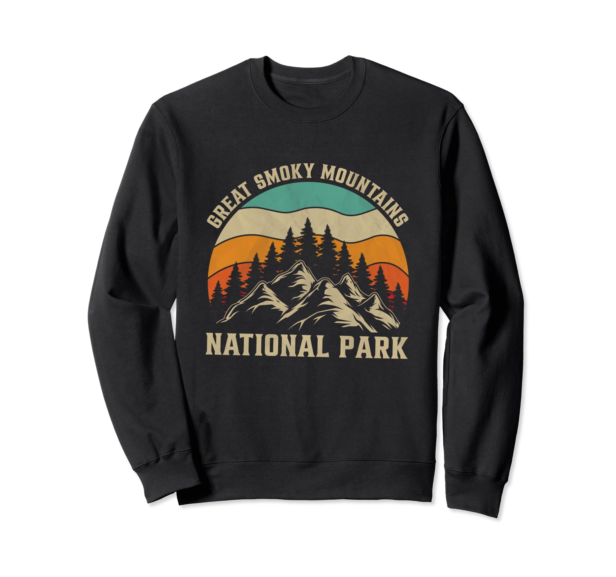 Great Smoky Mountains National Park Sweatshirt - Minimalist Print Men Women - T-Shirt, Sweatshirt, Hoodie