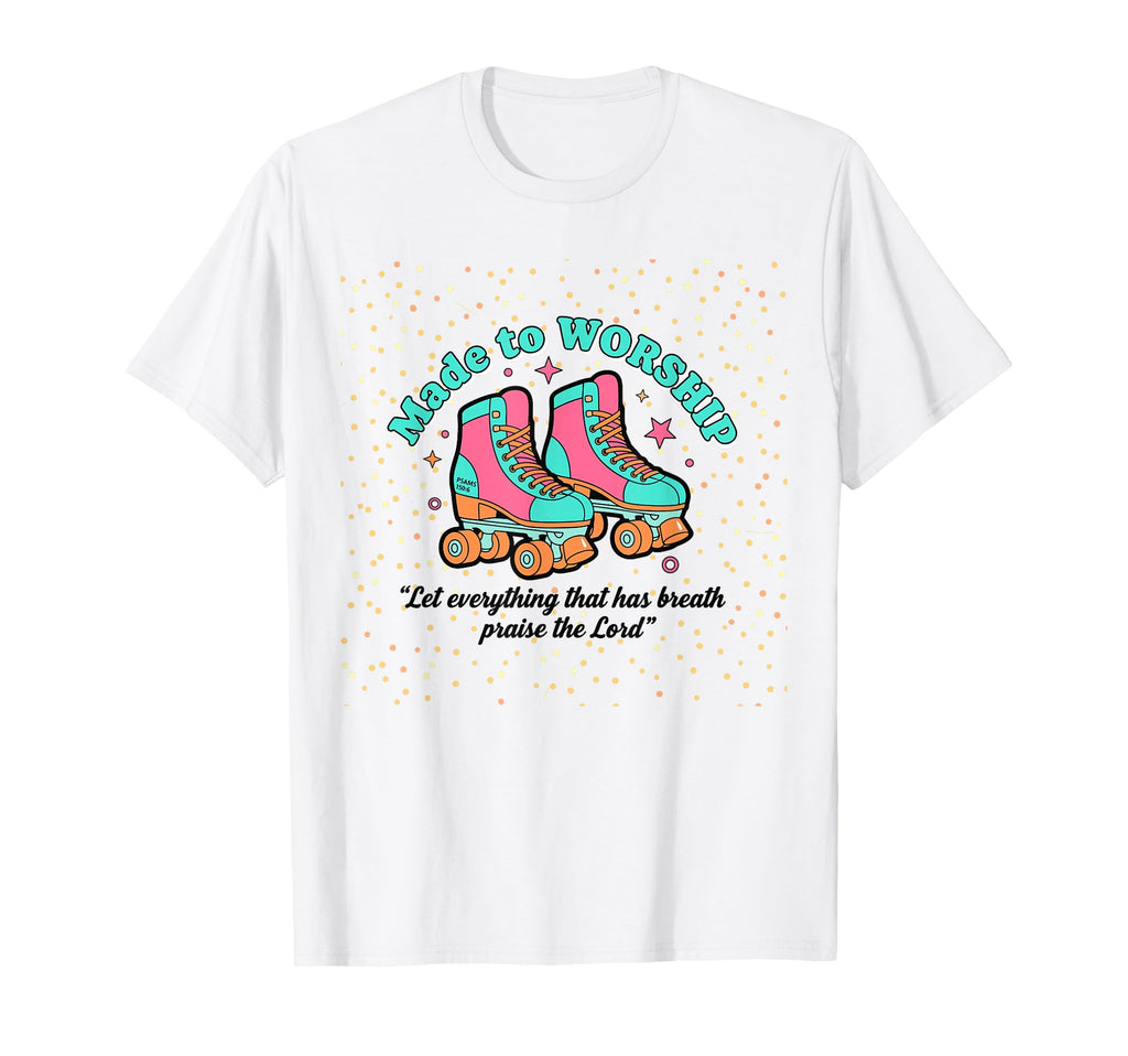 Created To Worship Colorful Faith T-Shirt - Casual Everyday Wear for Adults - T-Shirt, Sweatshirt, Hoodie