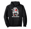 Bowling Mom Messy Bun Bowling Mother Hoodie - Aesthetic Graphic for Adults - T-Shirt, Sweatshirt, Hoodie