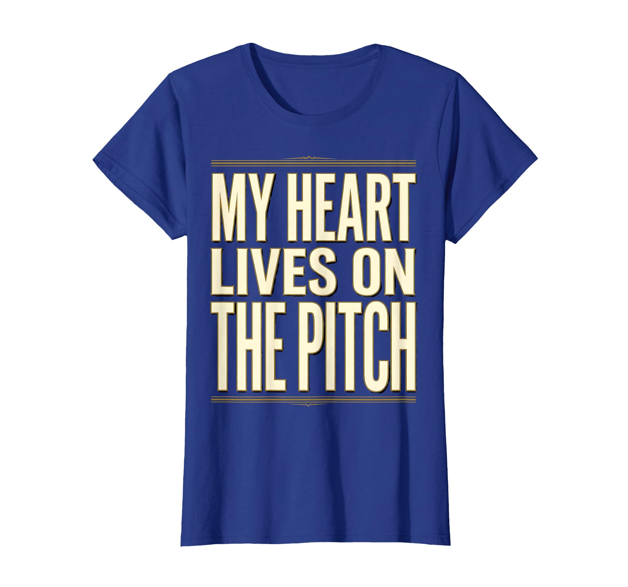 My Heart Lives Pitch Soccer T-Shirt - Graphic Print Men Women - T-Shirt, Sweatshirt, Hoodie