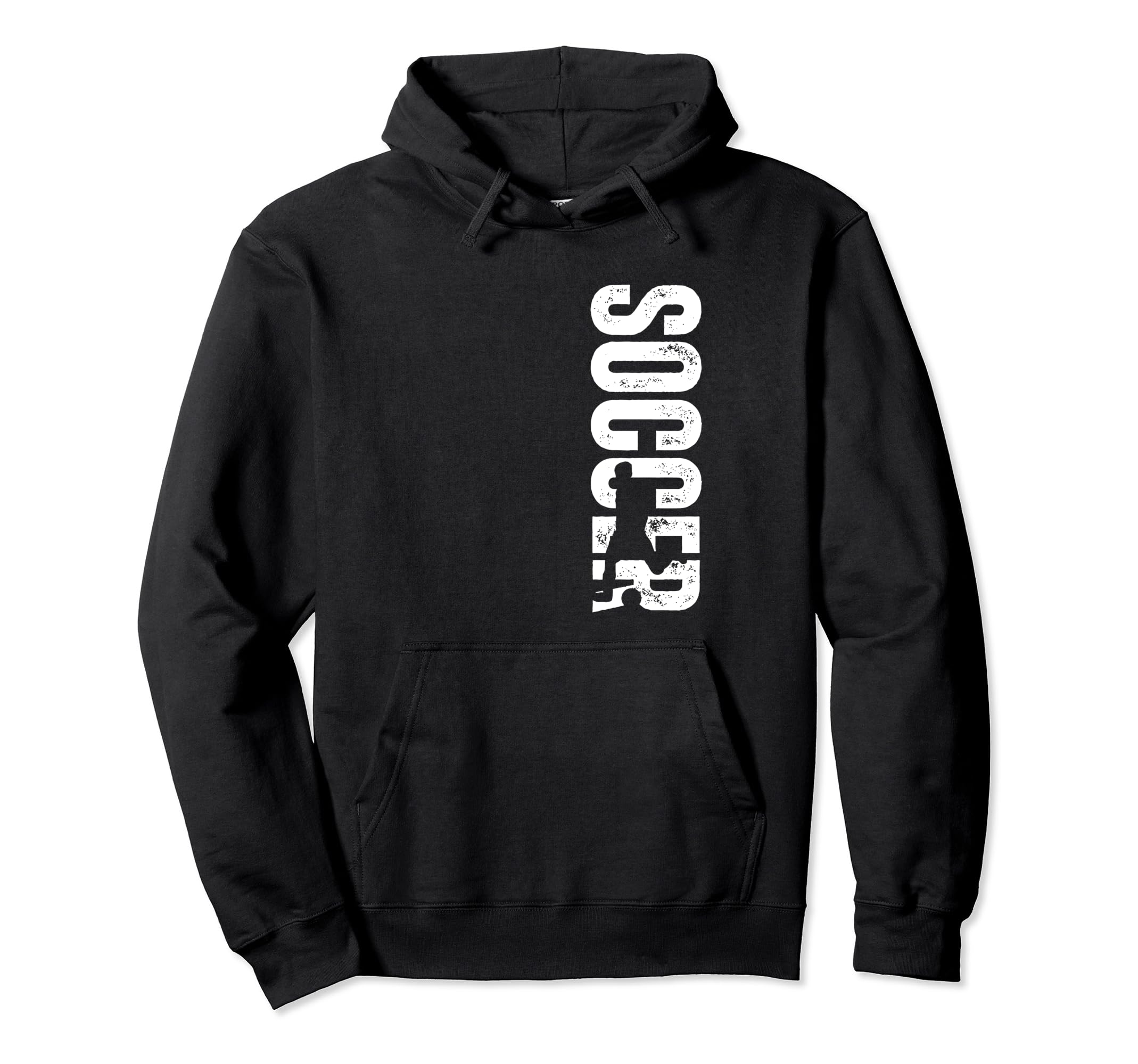 Soccer Coach Distressed Soccer Player Hoodie - Aesthetic Graphic Unisex - T-Shirt, Sweatshirt, Hoodie