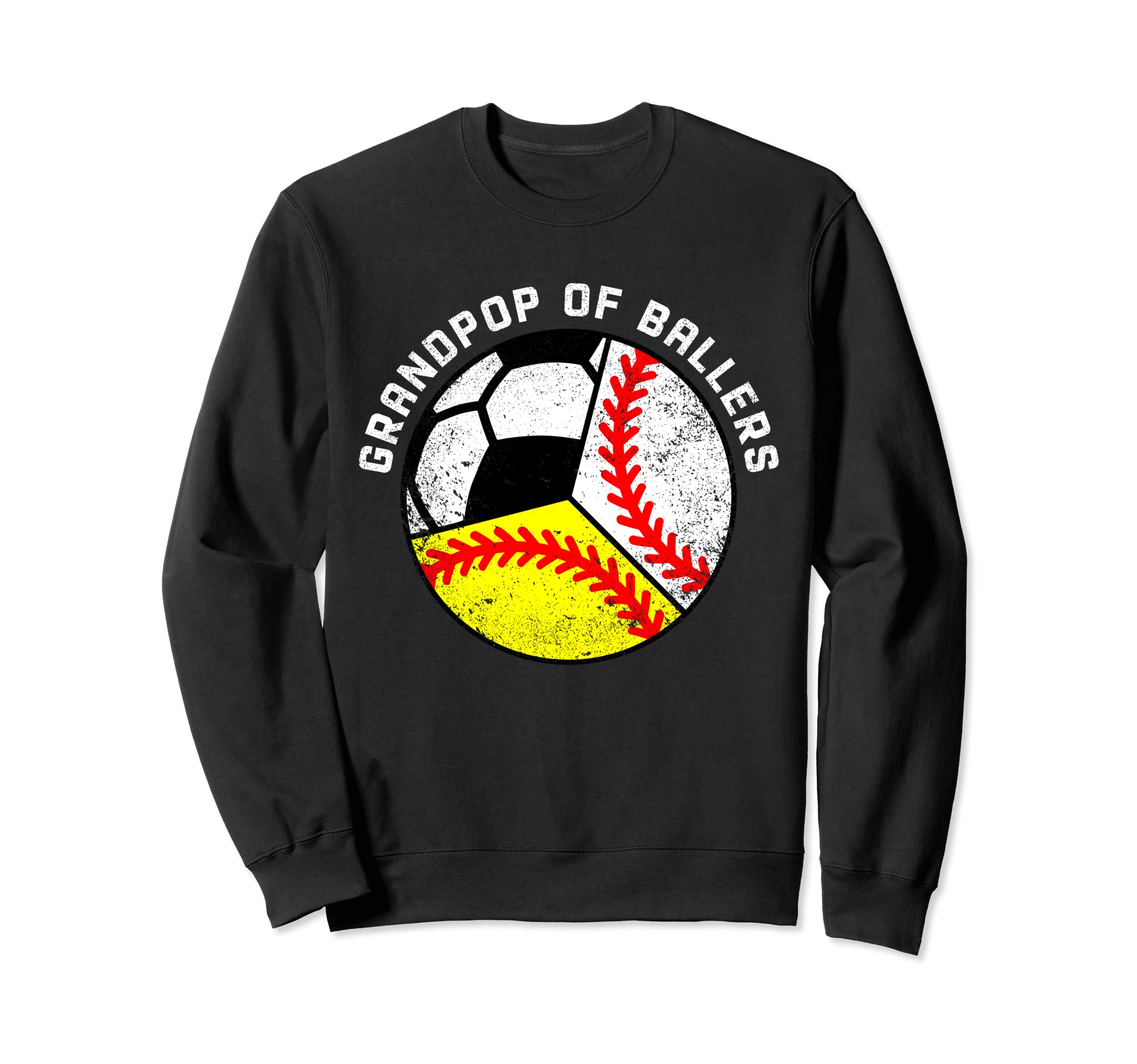 Grandpop Ballers Funny Baseball Sweatshirt - Trendy Graphic Men Women - T-Shirt, Sweatshirt, Hoodie