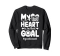 Proud Ice Hockey Goalie Aunt Hockey Sweatshirt - Trendy Graphic Unisex - T-Shirt, Sweatshirt, Hoodie