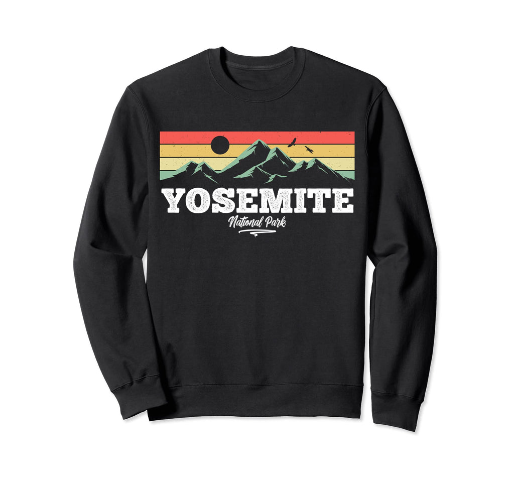 Yosemite National Park California Sunset Sweatshirt - Unique Graphic Unisex - T-Shirt, Sweatshirt, Hoodie