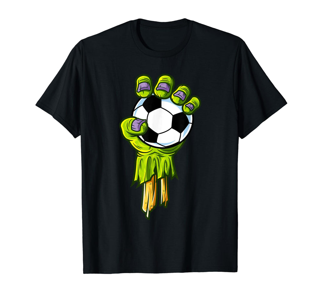 Zombie Hands Soccer Funny Horror Scary T-Shirt - Graphic Print for Adults - T-Shirt, Sweatshirt, Hoodie