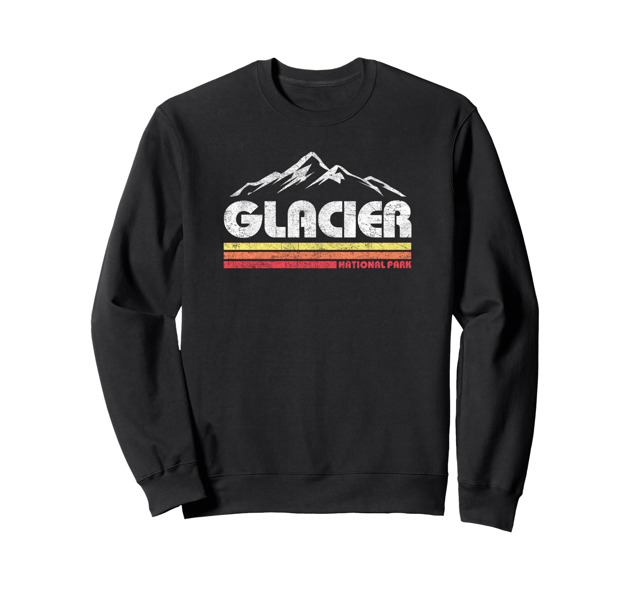 Glacier National Park Mountain Sweatshirt - Fun Novelty Design Men Women - T-Shirt, Sweatshirt, Hoodie