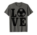Soccer Player Love Soccer T-Shirt - Minimalist Print Men Women - T-Shirt, Sweatshirt, Hoodie