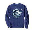 Soccer Ball Break Wall Soccer Sweatshirt - Streetwear Style for Adults - T-Shirt, Sweatshirt, Hoodie