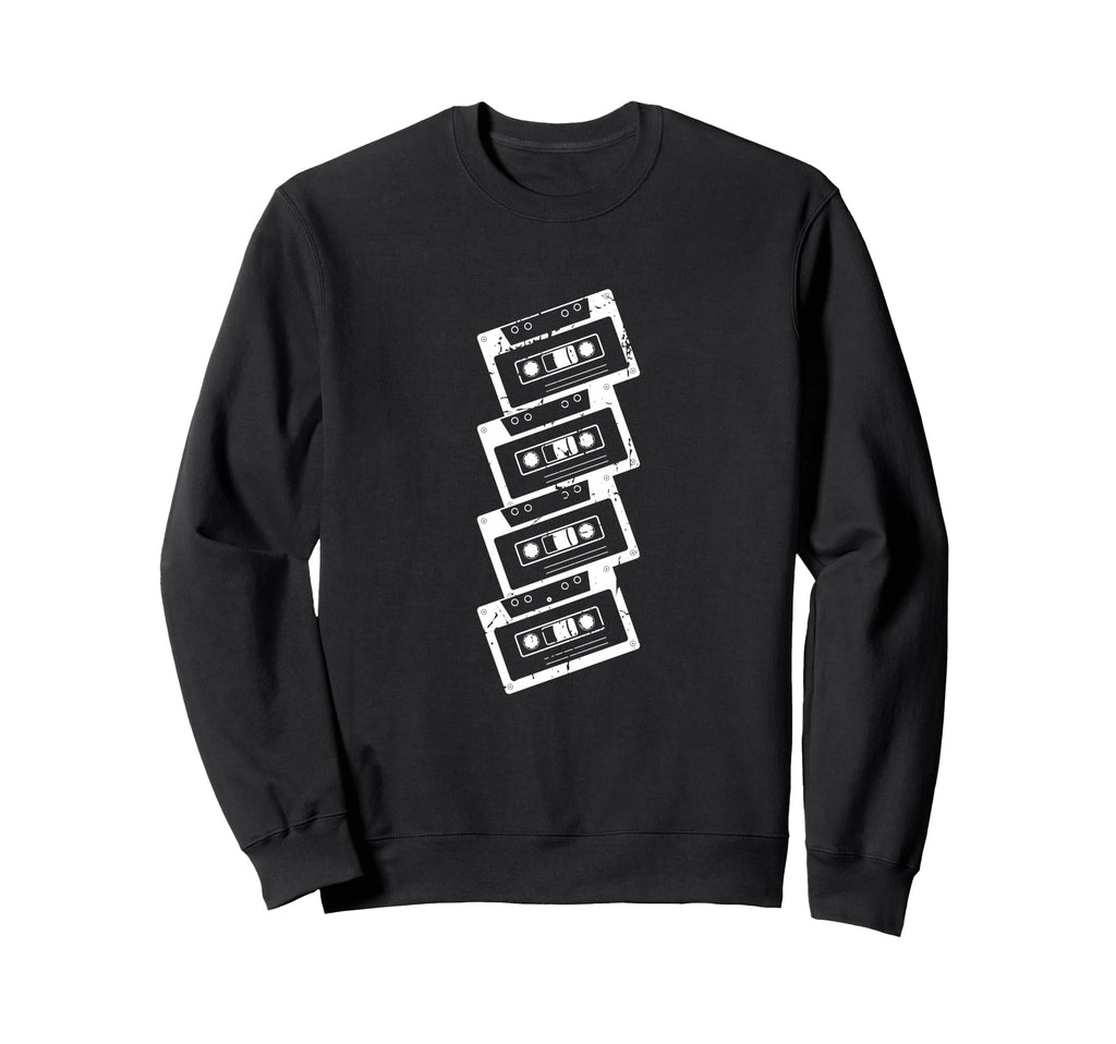 Music Cassette Tapes Sweatshirt - Streetwear Style for Adults - T-Shirt, Sweatshirt, Hoodie
