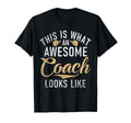 This Is What Awesome Coach Looks T-Shirt - Custom Art Print for Adults - T-Shirt, Sweatshirt, Hoodie