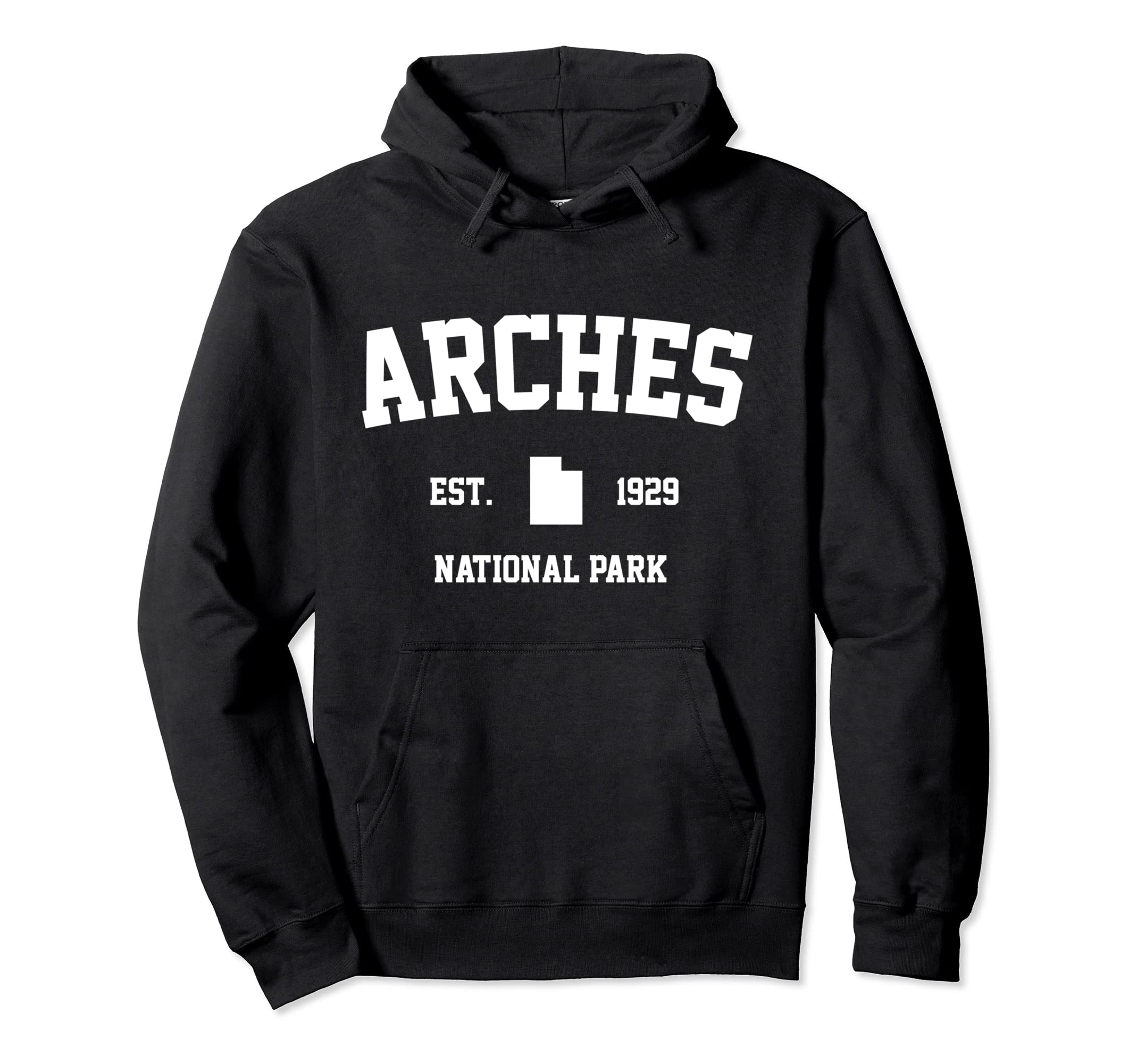 Arches National Park Hiking Utah Est Hoodie - Unique Graphic for Adults - T-Shirt, Sweatshirt, Hoodie