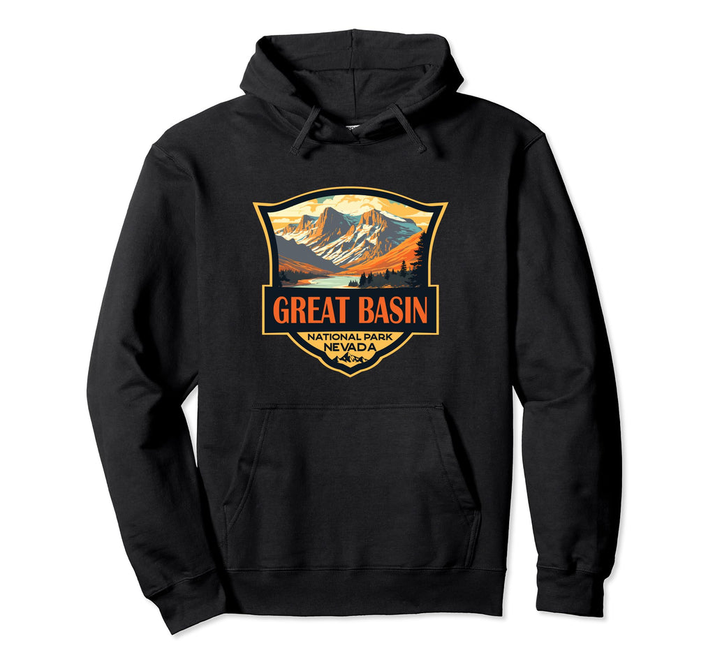 Great Basin National Park Illustration Hoodie - Graphic Print for Adults - T-Shirt, Sweatshirt, Hoodie