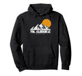 Mount Rainier Mountains Sun 80S Hoodie - Aesthetic Graphic Men Women - T-Shirt, Sweatshirt, Hoodie