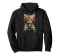 Cat Kitten Gamer Gaming Game Funny Hoodie - Streetwear Style Men Women - T-Shirt, Sweatshirt, Hoodie