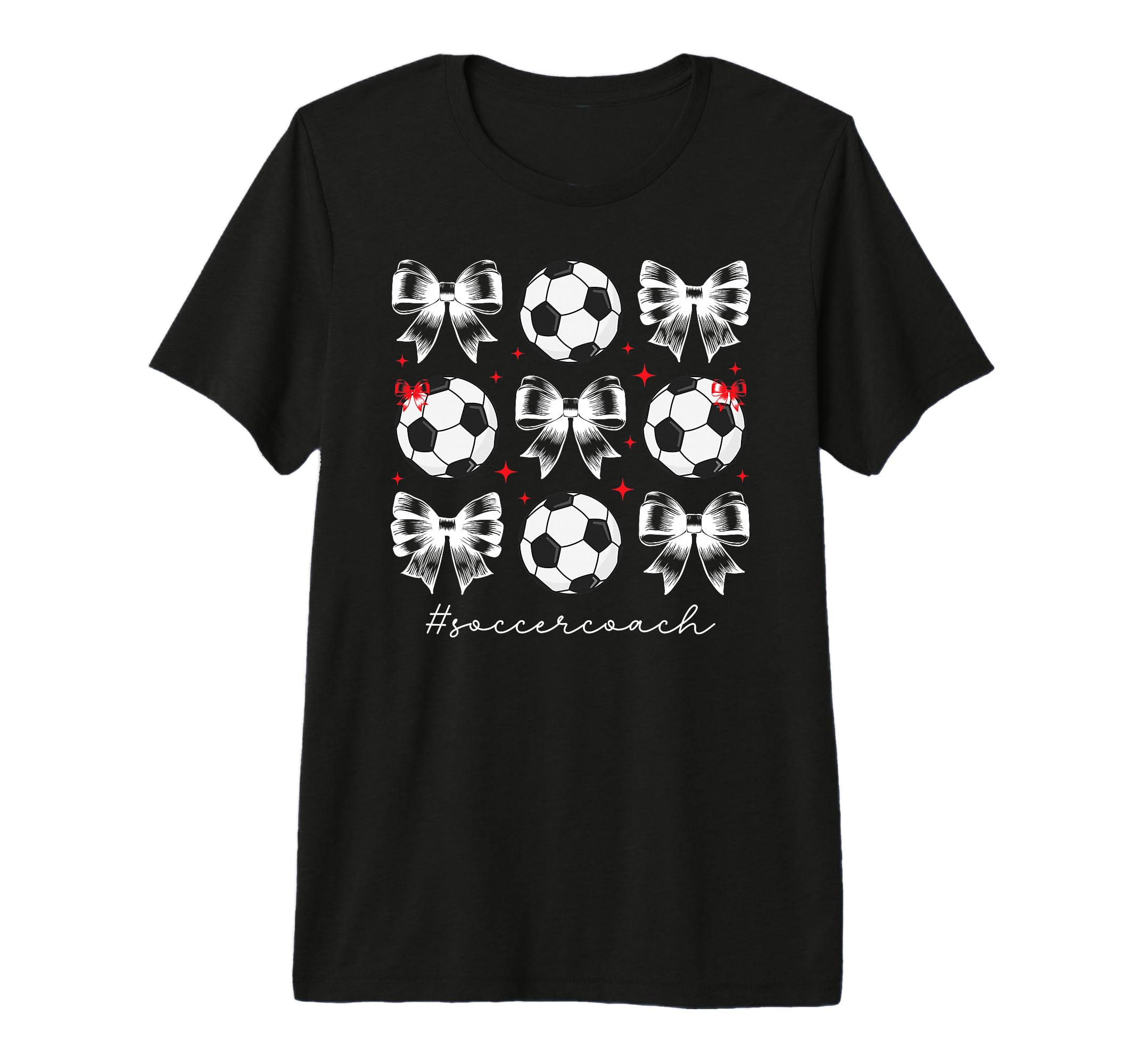 Soccer Coach Coquette Soccer Coaching T-Shirt - Unique Graphic for Adults - T-Shirt, Sweatshirt, Hoodie