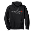 Music Heartbeat Music Lovers Hoodie - Casual Everyday Wear Unisex - T-Shirt, Sweatshirt, Hoodie