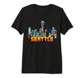 Seattle 8 Bit Video Arcade Gamer T-Shirt - Trendy Graphic for Adults - T-Shirt, Sweatshirt, Hoodie