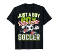 Just Who Loves Soccer Footbal Player T-Shirt - Trendy Graphic Unisex - T-Shirt, Sweatshirt, Hoodie